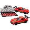 Sportovní auto 1:32 figurka s křídlem kovové červené se zvuky