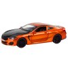 Sportovní kovové auto s třecím pohonem a otevíracími prvky 1:24 oranžové