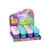 211042 3 squishy kulicky z polystyrenu v kelimku modra