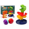 Výuková skluzavka pro kuličky sorter zelený dinosaurus