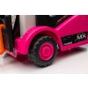 Dětský elektrický vysokozdvižný vozík XMX638 růžový11