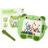 220261 magneticka tabule zabka s koralky zelena