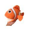 Plyšový maňásek ryba 25 cm oranžová