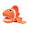 Plyšový maňásek ryba 25 cm oranžová