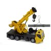 Autojeřáb na dálkové ovládání R/C s výsuvným hákem žlutý