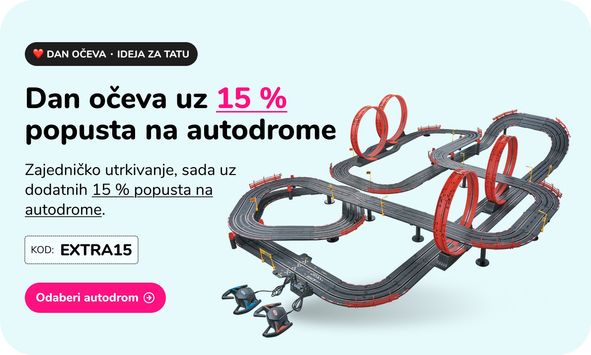 Dan očeva uz 15 % popusta na autodrome