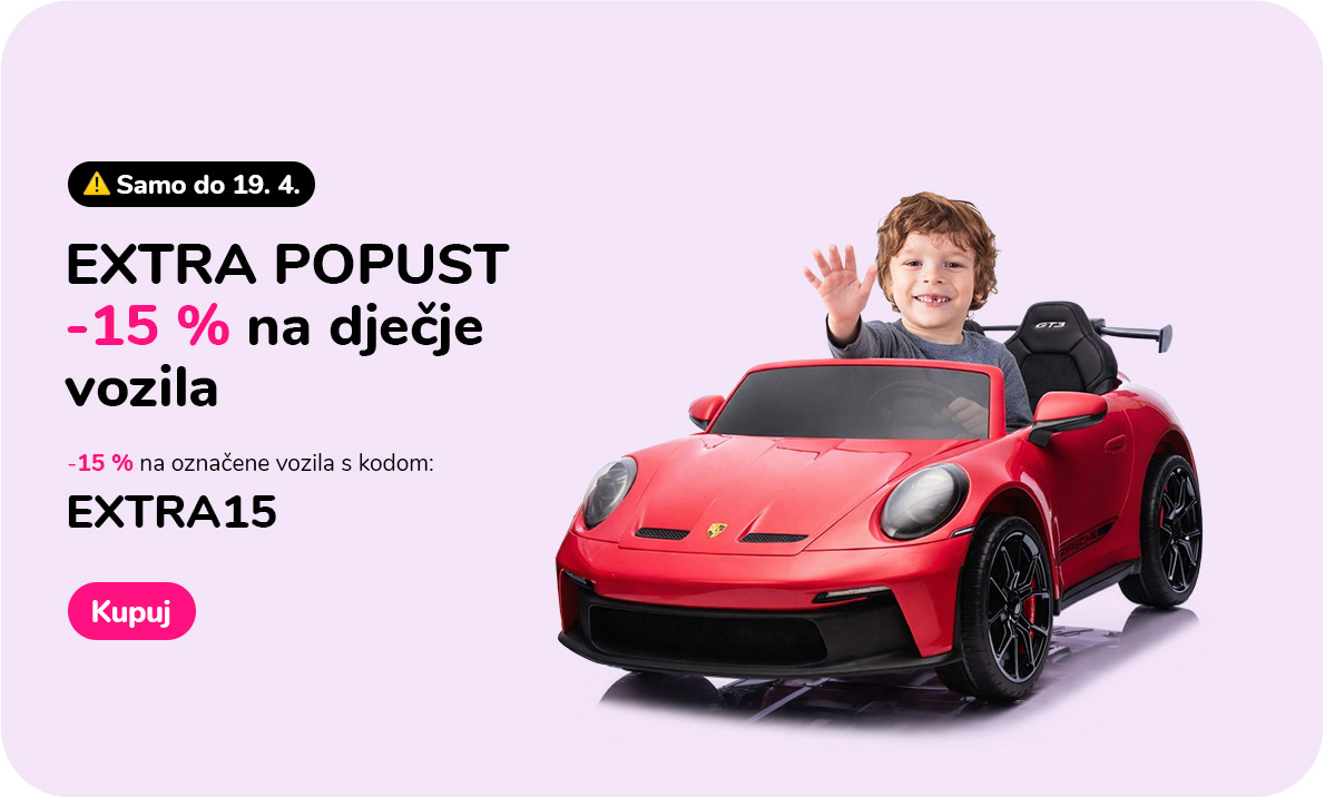 EXTRA POPUST -15 % na dječje vozila