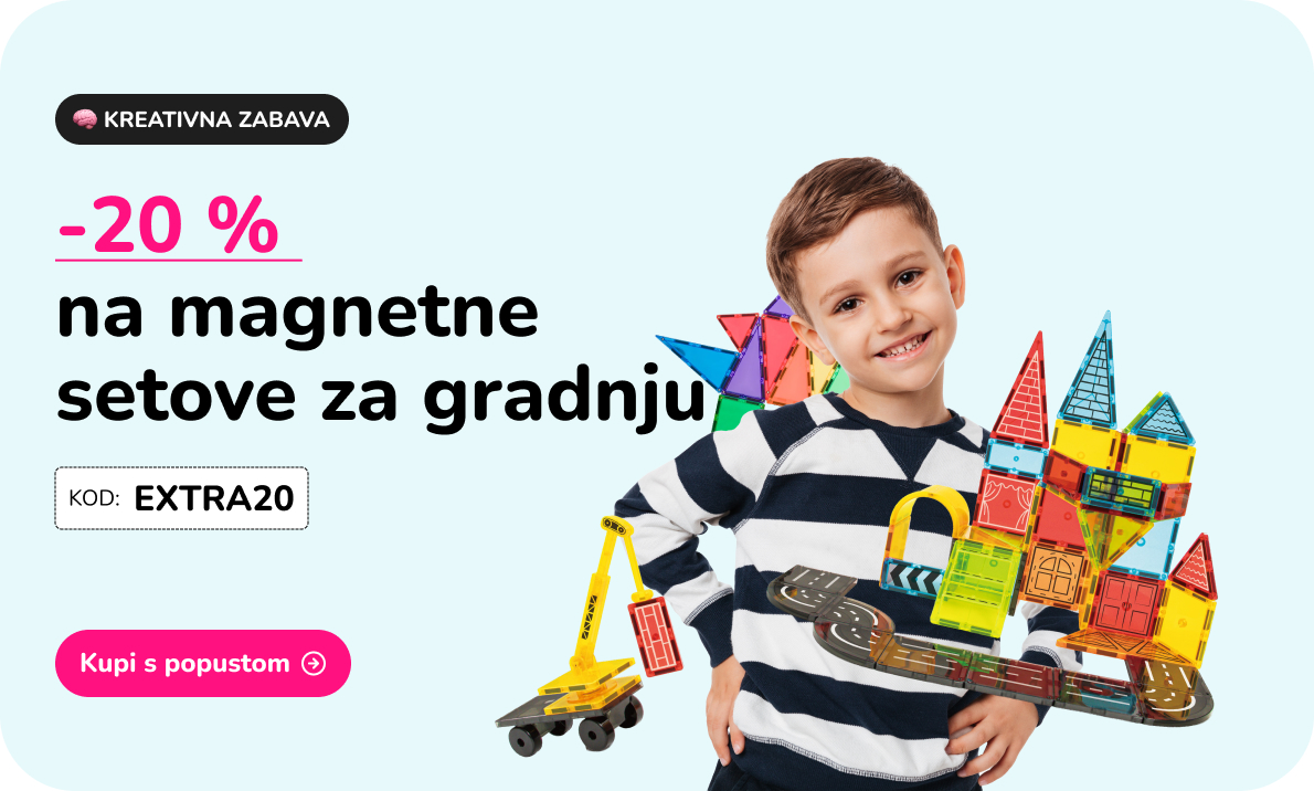 -20 % na magnetne setove za gradnju