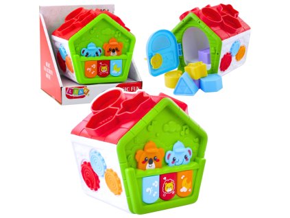 pol pl Interaktywny Domek Edukacyjny Sorter Dla Malucha Zielony 22874 1