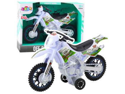 pol pm Motor Crossowy Off Road Naped Swiatla Dzwieki Bialy 23133 1