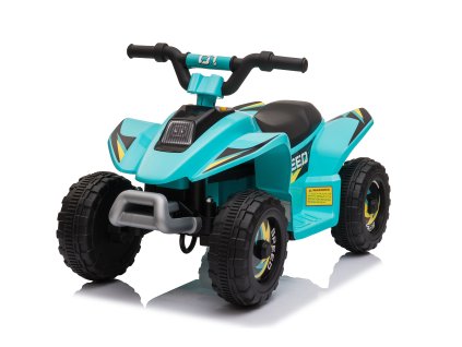 257875 detska elektricka ctyrkolka pro nejmensi speed junior 6v 7ah modra rozbaleno s xmx612 blue