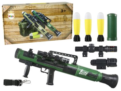Sniper puška RPG se zvukovými a světelnými efekty zelená1