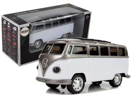 196260 autobus resorak se sviticimi a zvukovymi efekty bily