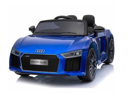 204899 6 detske elektricke auticko audi r8 spyder lakovane modre