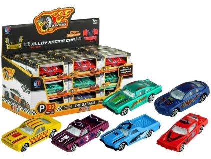 205019 kovove auticko na pruzinach v 6 barvach