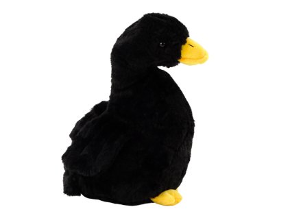 212998 plysova husa cerna mazlicek hracka kachna 40 cm