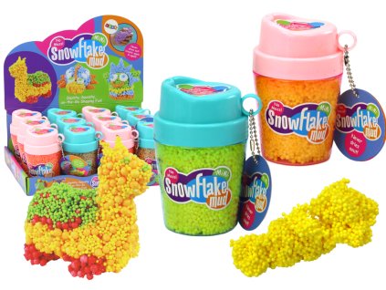 211045 squishy polystyrenove kulicky v kelimku zlute