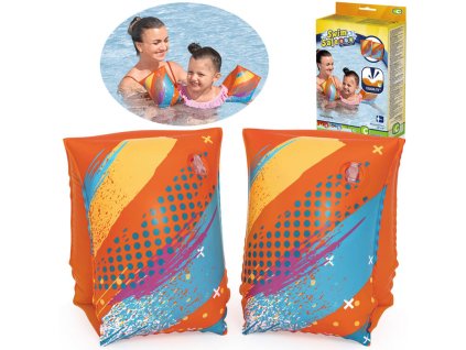 217591 bestway barevne plavecke rukavky s m s motivem motylku