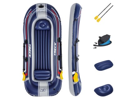 214225 bestway nafukovaci clun treck x3 pro 4 osoby s vesly