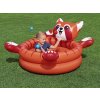 pol pl Suchy basen czerwona PANDA z kulkami 107x 94cm Bestway 50 kulek 52702 22050 18