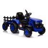 227355 8 detsky elektricky traktor s vleckou 12v 7ah modry