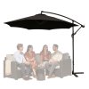 pol pl Parasol Ogrodowy Boczny Z Regulacja Pochylu Pokrowiec 350 x 250cm Czarny 26727 3