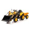 Dětský elektrický traktor s pohyblivou radlicí žlutý02