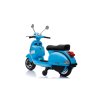 Dětský elektrický skútr Vespa modrá4