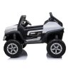 mamido Dětské elektrické autíčko Mercedes Unimog 4x4 bílé 2