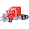 Kamion + traktor s vlečkou na dálkové ovládání červený 7