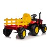 Dětský elektrický traktor s vlečkou 12V 7Ah červený13