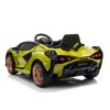 Dětské elektrické auto Lamborghini Sián zelené (7)