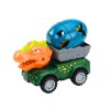 212467 3 auto dinosaurus s vejcem a privesem figurky sada 4 ks