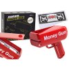 210382 strileci pistole na penize cervena money gun bankovky