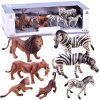 214876 sada zviratek safari figurky lev zebra