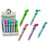 220747 funkcni vicebarevne pero dinosaurus 10 barev mix
