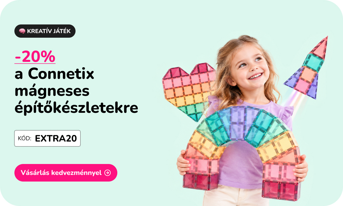 Mágneses építőjátékok 20% kedvezménnyel