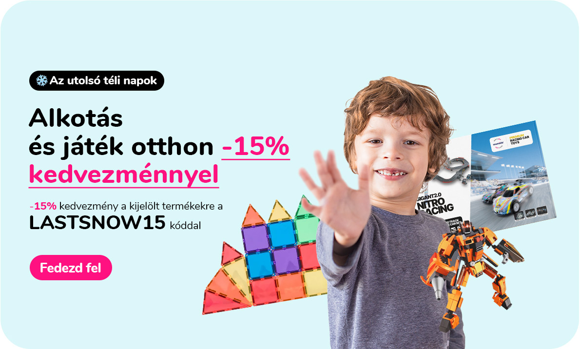 Alkotás és játék otthon −15% kedvezménnyel
