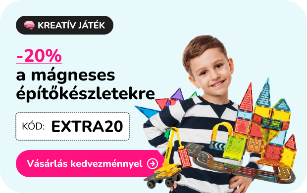 -20% a mágneses építőkészletekre