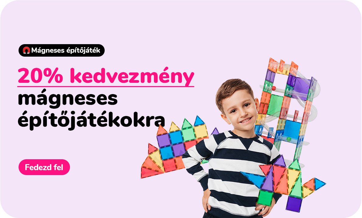20% kedvezmény mágneses építőjátékokra