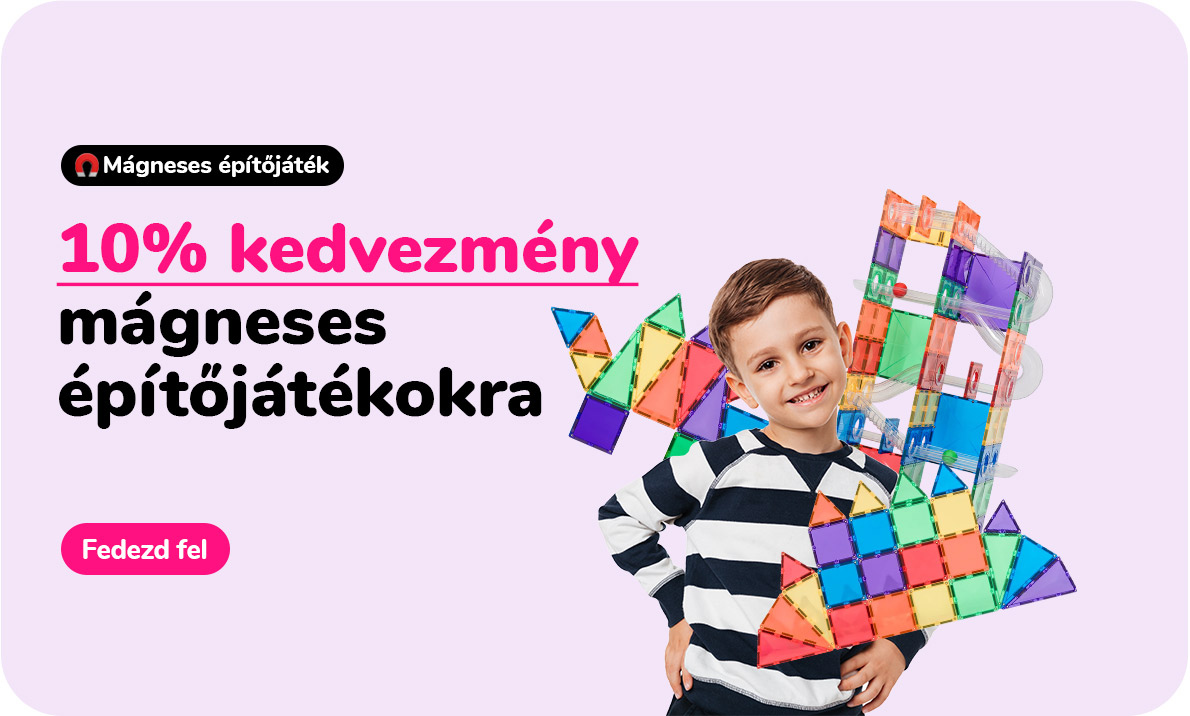 10% kedvezmény mágneses építőjátékokra