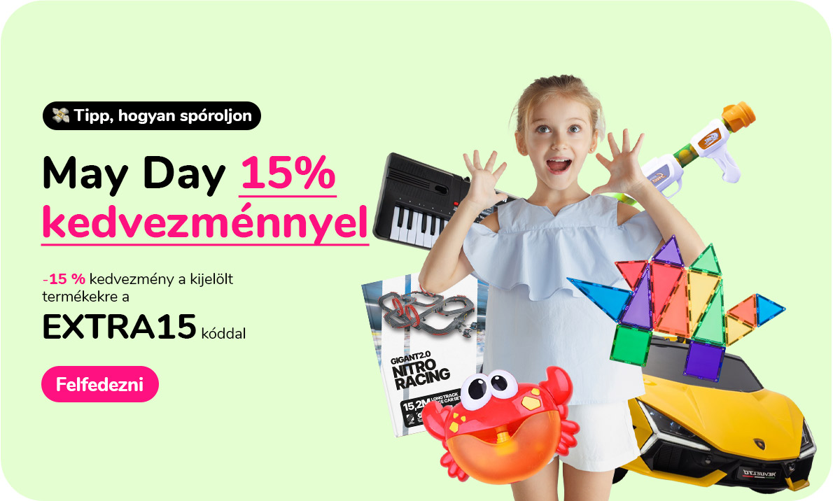 May Day 15% kedvezménnyel