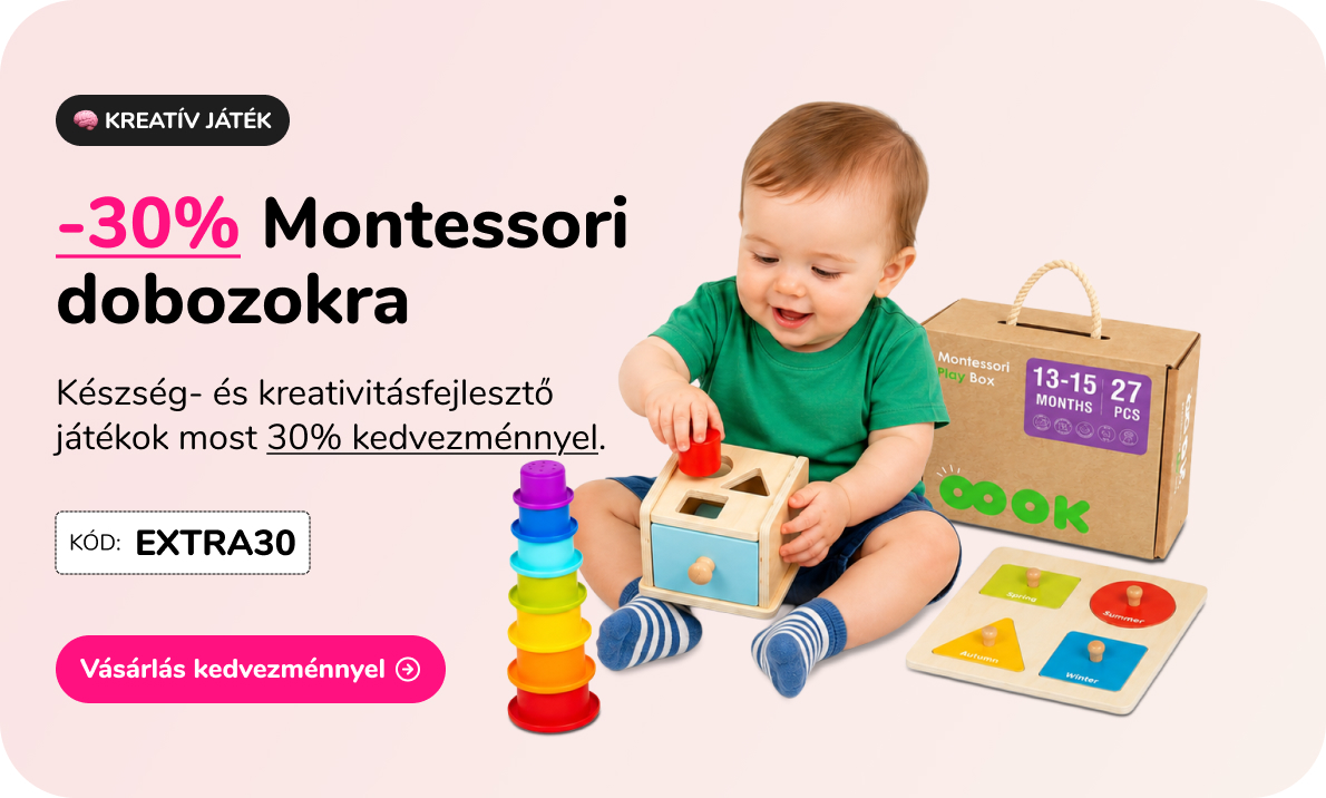 Készség- és kreativitásfejlesztő játékok most 30% kedvezménnyel.