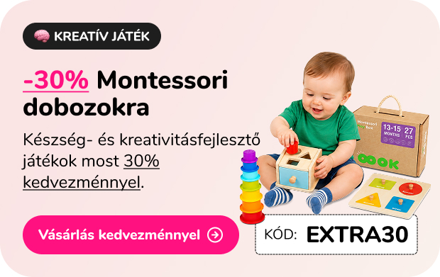 Készség- és kreativitásfejlesztő játékok most 30% kedvezménnyel.