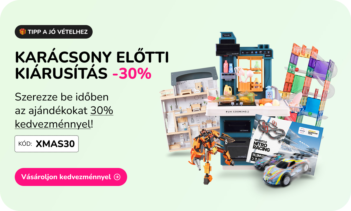 KARÁCSONY ELŐTTI KIÁRUSÍTÁS -30%