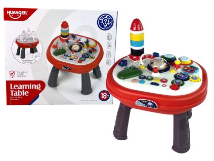 Interaktív oktatási asztal univerzum piros