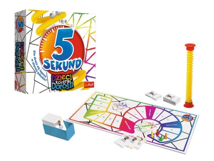 Társasjáték 5 másodperc gyerek felnőttek ellen Trefl 02120