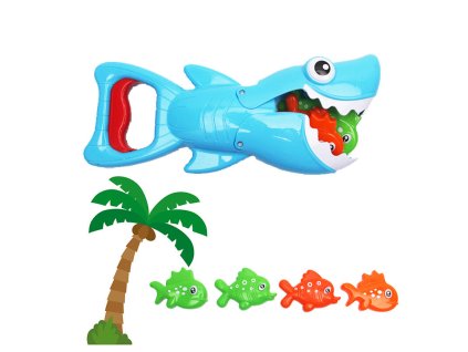 Fürdős játék Shark fish hunter kék