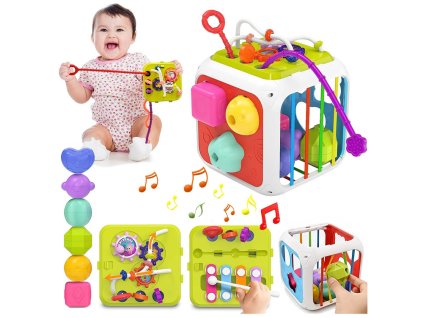 pol pl Kostka edukacyjna dla malucha sorter sensoryczny ksztalty cymbalki ZA5278 21273 7