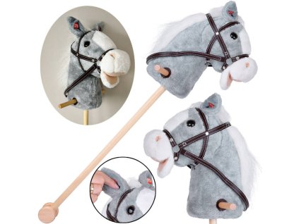 pol pl Hobby Horse Kon na patyku Dzwiek galopu i rzenia ruchomy pysk ZA5442 21510 7